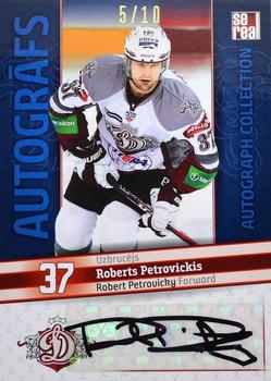 2019-20 Sereal Dinamo Riga - Lions Autographs #DRG-LIO-A20 Robert Petrovicky Front
