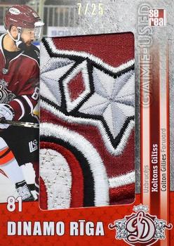 2019-20 Sereal Dinamo Riga - Game-Used Patches #DRG-P03 Colton Gillies Front