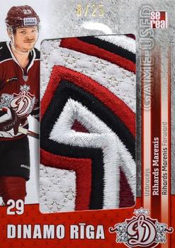 2019-20 Sereal Dinamo Riga - Game-Used Patches #DRG-P04 Rihards Marenis Front