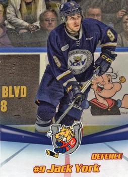 2019-20 Barrie Colts (OHL) #NNO Jack York Front