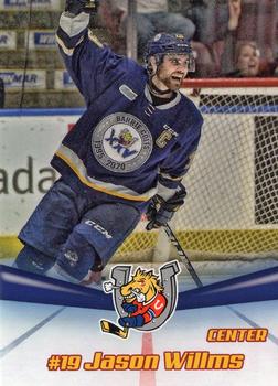 2019-20 Barrie Colts (OHL) #NNO Jason Willms Front