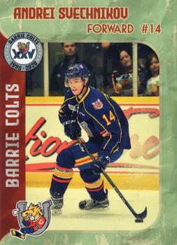 2019-20 Barrie Colts (OHL) 25th Anniversary #NNO Andrei Svechnikov Front