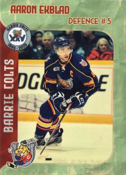 2019-20 Barrie Colts (OHL) 25th Anniversary #NNO Aaron Ekblad Front