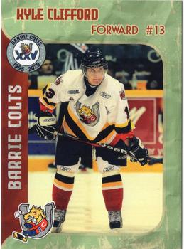 2019-20 Barrie Colts (OHL) 25th Anniversary #NNO Kyle Clifford Front