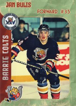2019-20 Barrie Colts (OHL) 25th Anniversary #NNO Jan Bulis Front