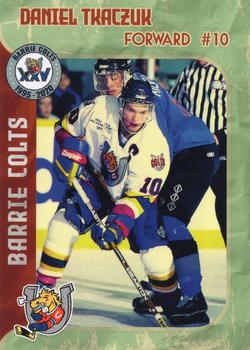 2019-20 Barrie Colts (OHL) 25th Anniversary #NNO Daniel Tkaczuk Front