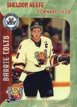 2019-20 Barrie Colts (OHL) 25th Anniversary #NNO Sheldon Keefe Front