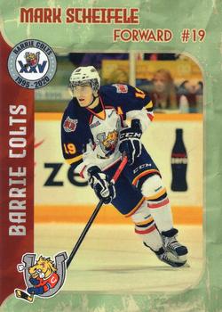 2019-20 Barrie Colts (OHL) 25th Anniversary #NNO Mark Scheifele Front