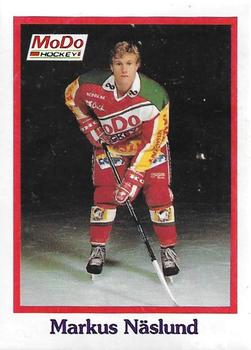 1992-93 Semic Elitserien (Swedish) Stickers #240 Markus Näslund Front
