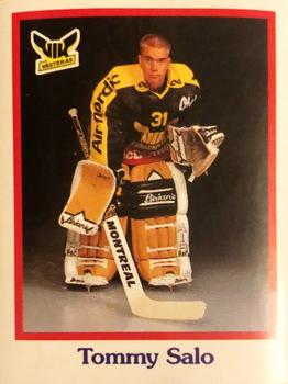 1992-93 Semic Elitserien (Swedish) Stickers #275 Tommy Salo Front