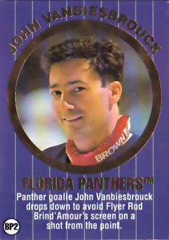1994-95 Action Packed Big Picture - Promos #BP2 John Vanbiesbrouck Back