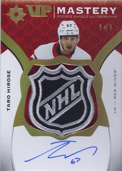 2019-20 Upper Deck Ultimate Collection - Quest Challenge Achievement VIP Mastery Shield Autographs #VIPRS-TH Taro Hirose Front