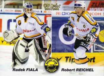 2007-08 Czech OFS - Team Cards #K05 Robert Reichel / Radek Fiala Front