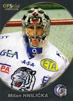 2007-08 Czech OFS - Save Percentage Leaders #U01 Milan Hnilicka Front