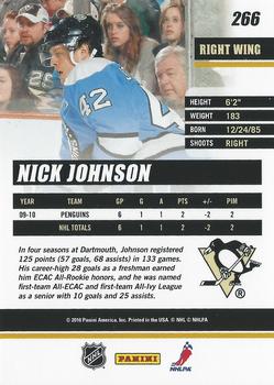 2010-11 Donruss #266 Nick Johnson  Back