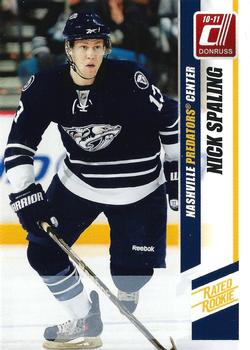 2010-11 Donruss #268 Nick Spaling  Front