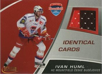 2008-09 Czech OFS - Jersey Identical cards #J19 Ivan Huml Front