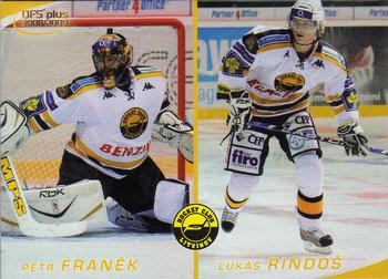 2008-09 Czech OFS - Team Card #5 Petr Franek / Lukas Rindos Front