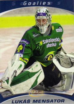 2008-09 Czech OFS - Goalies - Lamino #4 Lukas Mensator Front