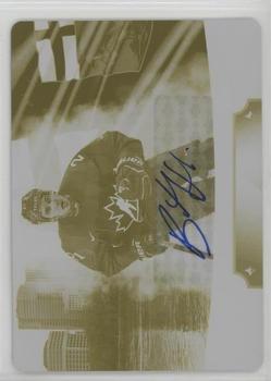 2018 Upper Deck Team Canada Juniors - Provincial Prowess Printing Plates - Yellow #PP-5 Brett Howden Front