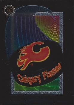 1994 Peninsula Vending NHL Logo Stickers #NNO Calgary Flames Front