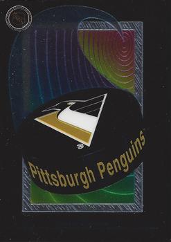 1994 Peninsula Vending NHL Logo Stickers #NNO Pittsburgh Penguins Front