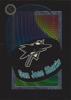 1994 Peninsula Vending NHL Logo Stickers #NNO San Jose Sharks Front