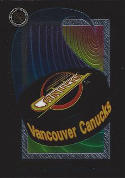 1994 Peninsula Vending NHL Logo Stickers #NNO Vancouver Canucks Front