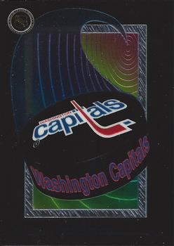 1994 Peninsula Vending NHL Logo Stickers #NNO Washington Capitals Front