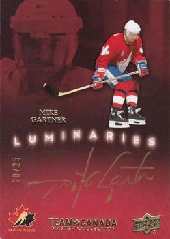 2015-16 Upper Deck Team Canada Master Collection - Luminaries Autographs #LS-MG Mike Gartner Front