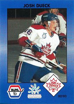 1992-93 Manitoba Junior Hockey League (MJHL) #152 Josh Dueck Front