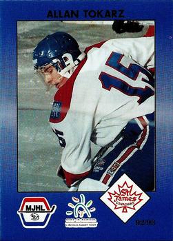 1992-93 Manitoba Junior Hockey League (MJHL) #162 Allan Tokarz Front