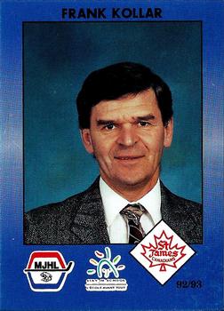 1992-93 Manitoba Junior Hockey League (MJHL) #167 Frank Kollar Front