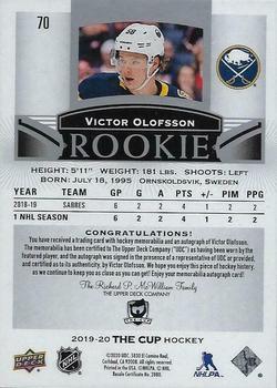 2019-20 Upper Deck The Cup #70 Victor Olofsson Back