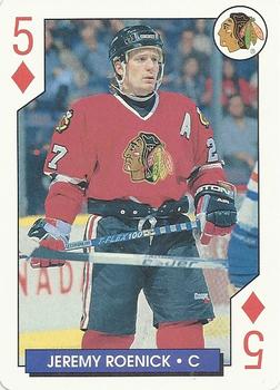1995-96 Bicycle NHL Hockey Aces #5♦ Jeremy Roenick Front