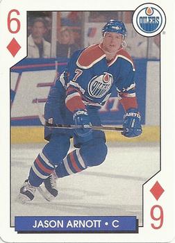 1995-96 Bicycle NHL Hockey Aces #6♦ Jason Arnott Front