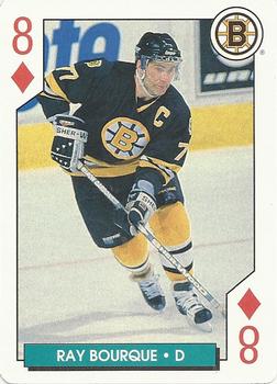 1995-96 Bicycle NHL Hockey Aces #8♦ Ray Bourque Front