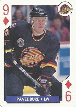 1995-96 Bicycle NHL Hockey Aces #9♦ Pavel Bure Front