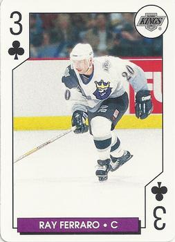 1996-97 Bicycle NHL Hockey Aces #3♣ Ray Ferraro Front