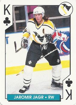 1996-97 Bicycle NHL Hockey Aces #K♣ Jaromir Jagr Front