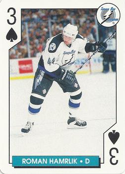 1996-97 Bicycle NHL Hockey Aces #3♠ Roman Hamrlik Front