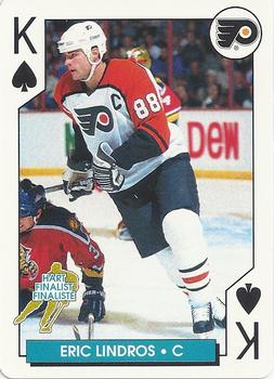 1996-97 Bicycle NHL Hockey Aces #K♠ Eric Lindros Front