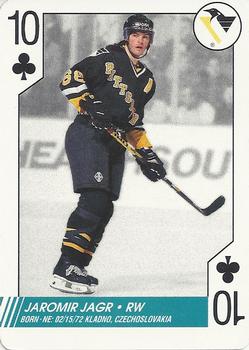 1997-98 Bicycle NHL Hockey Aces #10♣ Jaromir Jagr Front