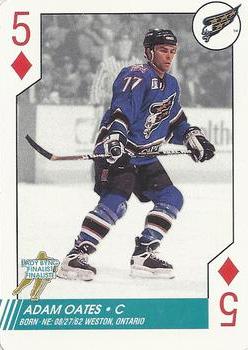 1997-98 Bicycle NHL Hockey Aces #5♦ Adam Oates Front