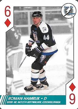 1997-98 Bicycle NHL Hockey Aces #6♦ Roman Hamrlik Front