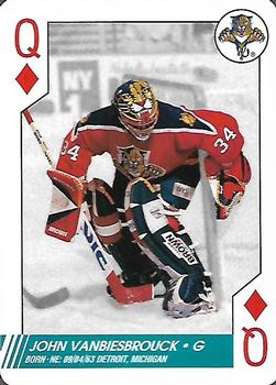 1997-98 Bicycle NHL Hockey Aces #Q♦ John Vanbiesbrouck Front