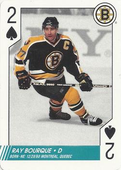 1997-98 Bicycle NHL Hockey Aces #2♠ Ray Bourque Front