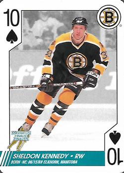 1997-98 Bicycle NHL Hockey Aces #10♠ Sheldon Kennedy Front