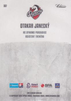 2019-20 OFS Classic - Gold Sand #327 Otakar Janecky Back