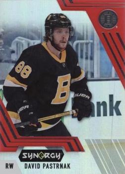 2020-21 Upper Deck Synergy - Red #4 David Pastrnak Front